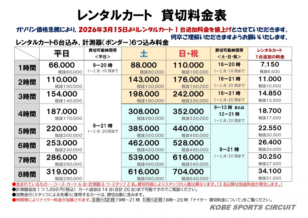 貸切料金 - ガソリン価格高騰_page-0001